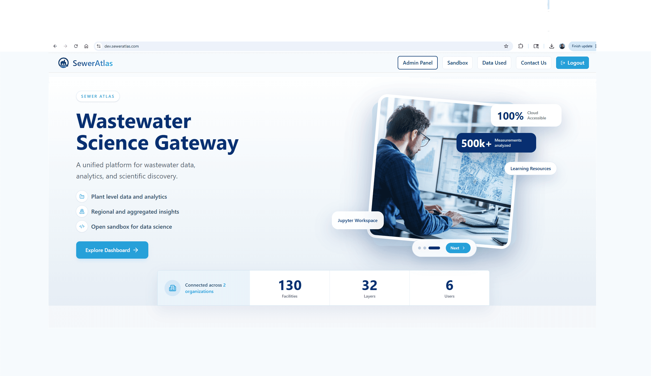 Sewer Atlas - Wastewater Science Gateway