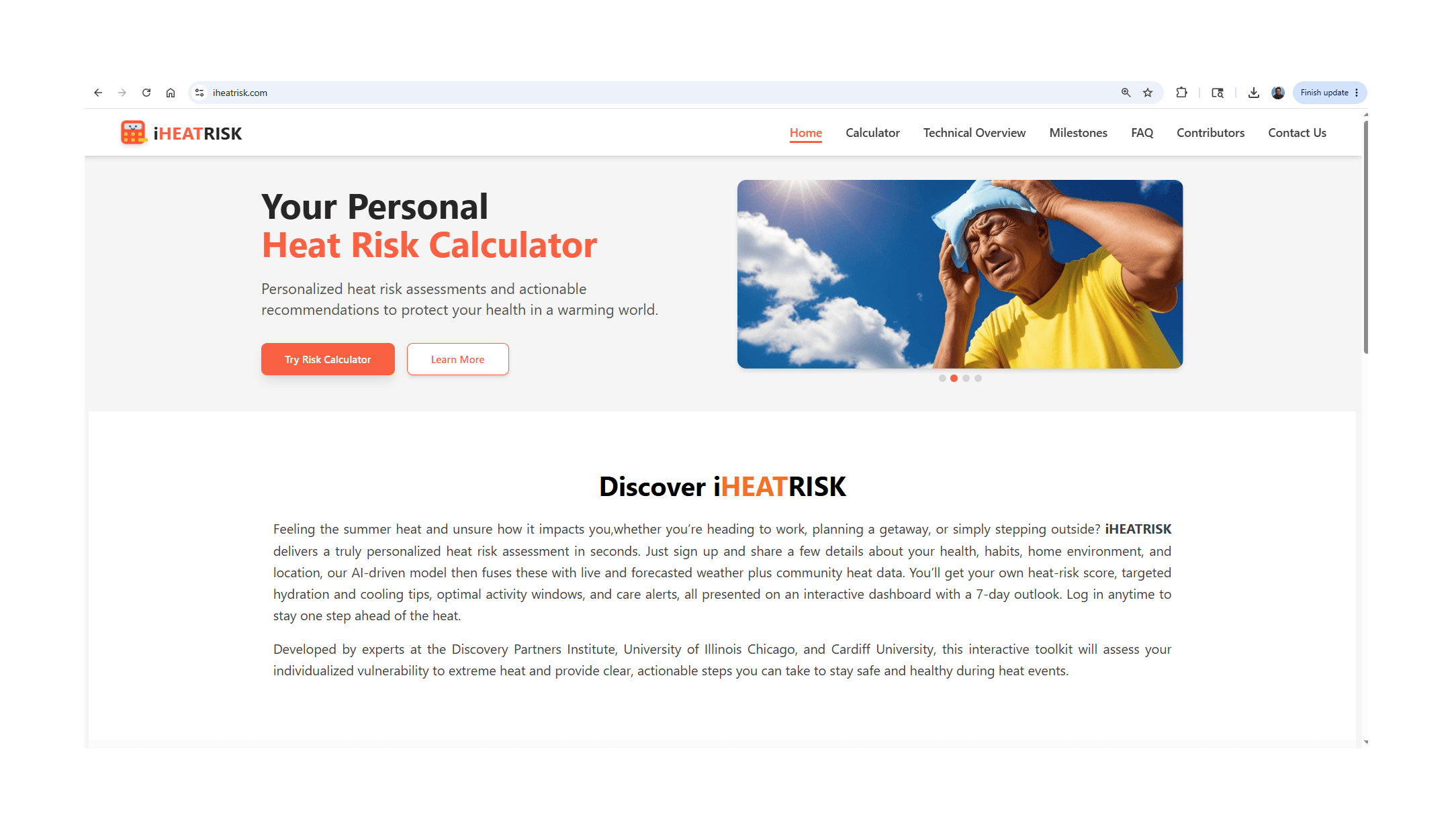 iHeatRisk - Your Personal Heat Risk Calculator